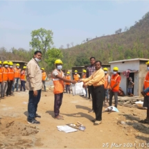 Distribution of Toolkits to Masons at Worksite by BDO, Lanjigarh